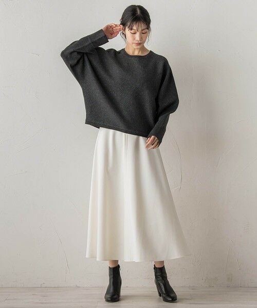 Droite lautreamont / ドロワットロートレアモン ミニ・ひざ丈スカート | 両面起毛ストレッチスカート≪洗濯機で洗える≫ | 詳細14