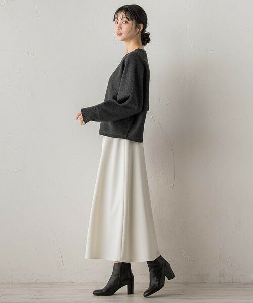 Droite lautreamont / ドロワットロートレアモン ミニ・ひざ丈スカート | 両面起毛ストレッチスカート≪洗濯機で洗える≫ | 詳細15