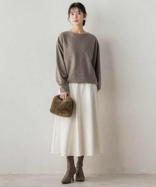 Droite lautreamont / ドロワットロートレアモン ミニ・ひざ丈スカート | 両面起毛ストレッチスカート≪洗濯機で洗える≫ | 詳細16