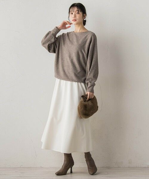 Droite lautreamont / ドロワットロートレアモン ミニ・ひざ丈スカート | 両面起毛ストレッチスカート≪洗濯機で洗える≫ | 詳細17