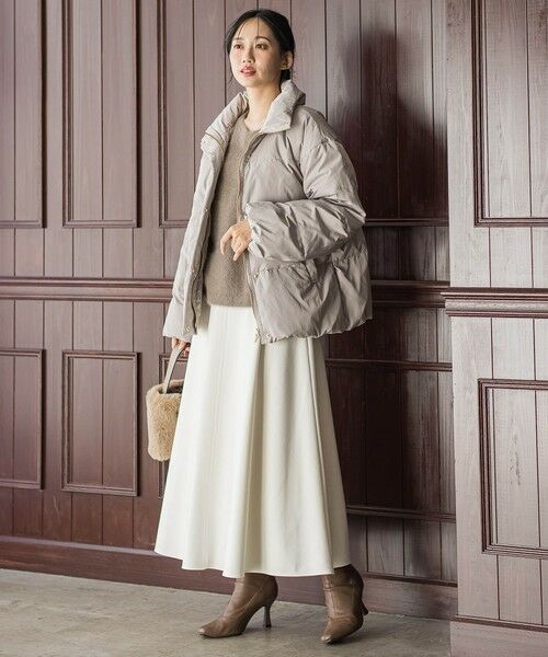 Droite lautreamont / ドロワットロートレアモン ミニ・ひざ丈スカート | 両面起毛ストレッチスカート≪洗濯機で洗える≫ | 詳細7