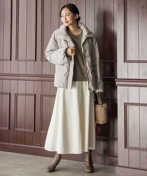 Droite lautreamont / ドロワットロートレアモン ミニ・ひざ丈スカート | 両面起毛ストレッチスカート≪洗濯機で洗える≫ | 詳細8