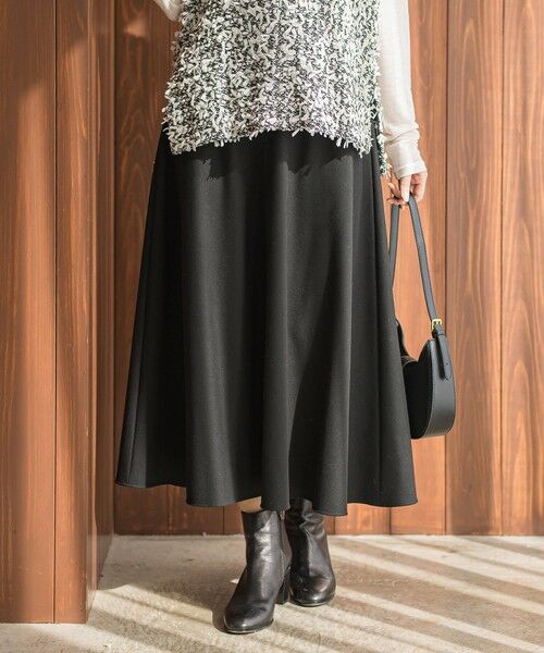 Droite lautreamont / ドロワットロートレアモン ミニ・ひざ丈スカート | 両面起毛ストレッチスカート≪洗濯機で洗える≫ | 詳細20