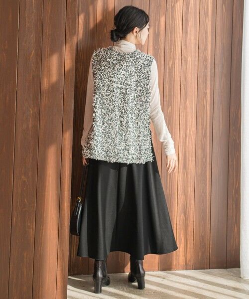 Droite lautreamont / ドロワットロートレアモン ミニ・ひざ丈スカート | 両面起毛ストレッチスカート≪洗濯機で洗える≫ | 詳細24