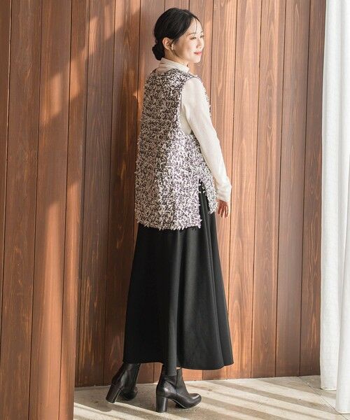 Droite lautreamont / ドロワットロートレアモン ミニ・ひざ丈スカート | 両面起毛ストレッチスカート≪洗濯機で洗える≫ | 詳細25