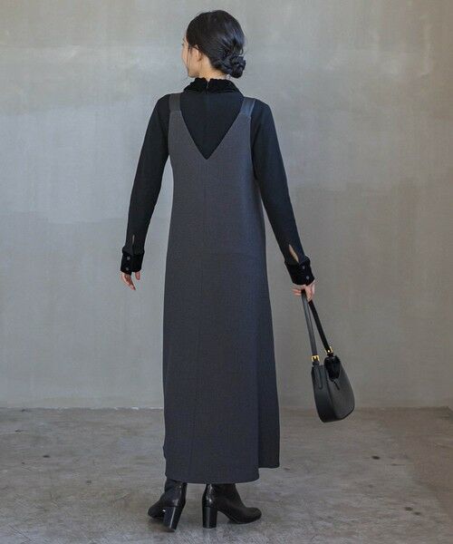 Droite lautreamont / ドロワットロートレアモン ニット・セーター | ベロア襟付きニット≪手洗い可能≫ | 詳細7