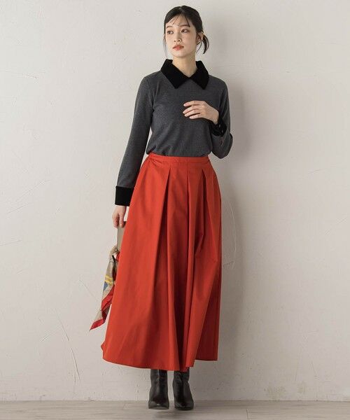 Droite lautreamont / ドロワットロートレアモン ニット・セーター | ベロア襟付きニット≪手洗い可能≫ | 詳細26