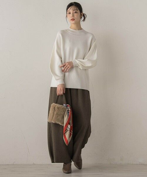 Droite lautreamont / ドロワットロートレアモン ニット・セーター | ウォッシャブルバナナスリーブニット≪手洗い可能≫ | 詳細1