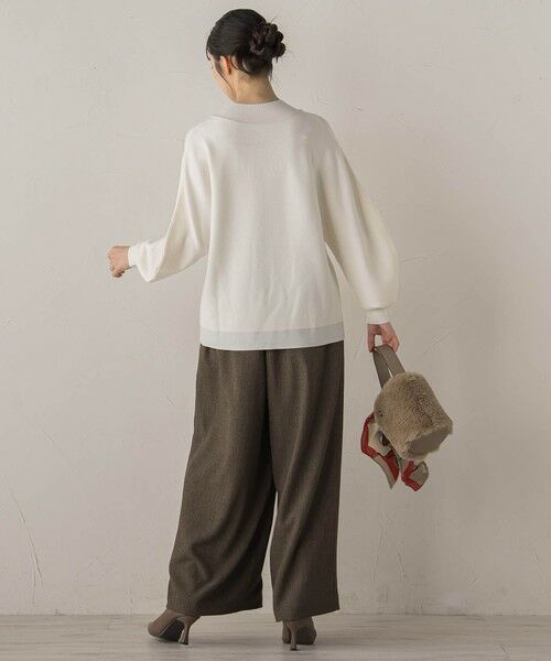 Droite lautreamont / ドロワットロートレアモン ニット・セーター | ウォッシャブルバナナスリーブニット≪手洗い可能≫ | 詳細3
