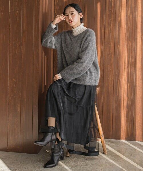 Droite lautreamont / ドロワットロートレアモン ニット・セーター | FOX/CASHMEREニット≪手洗い可能≫ | 詳細22