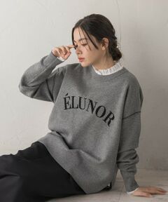 Droite lautreamont / ドロワットロートレアモン ニット・セーター | ロゴスウェットニット≪手洗い可能≫