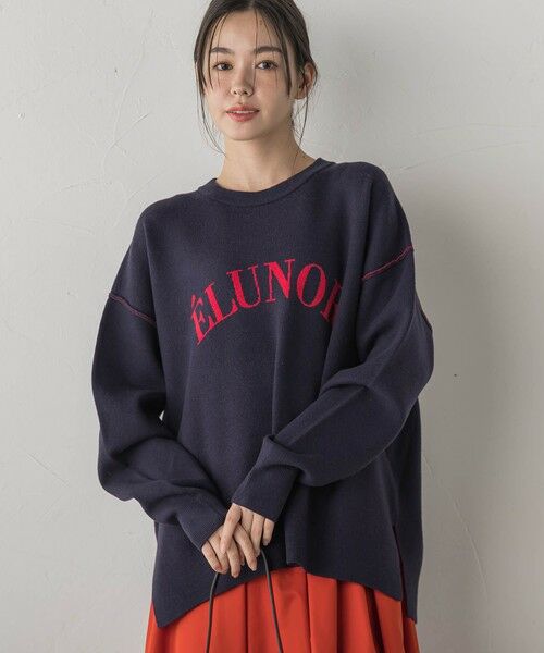 Droite lautreamont / ドロワットロートレアモン ニット・セーター | ロゴスウェットニット≪手洗い可能≫ | 詳細5