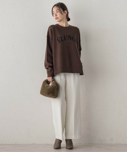 Droite lautreamont / ドロワットロートレアモン ニット・セーター | ロゴスウェットニット≪手洗い可能≫ | 詳細10