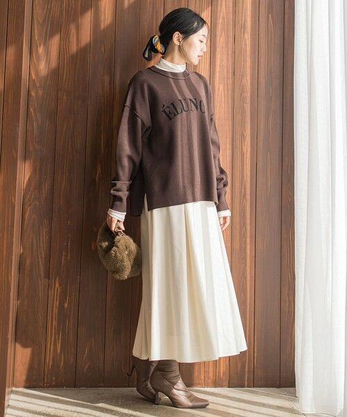 Droite lautreamont / ドロワットロートレアモン ニット・セーター | ロゴスウェットニット≪手洗い可能≫ | 詳細17