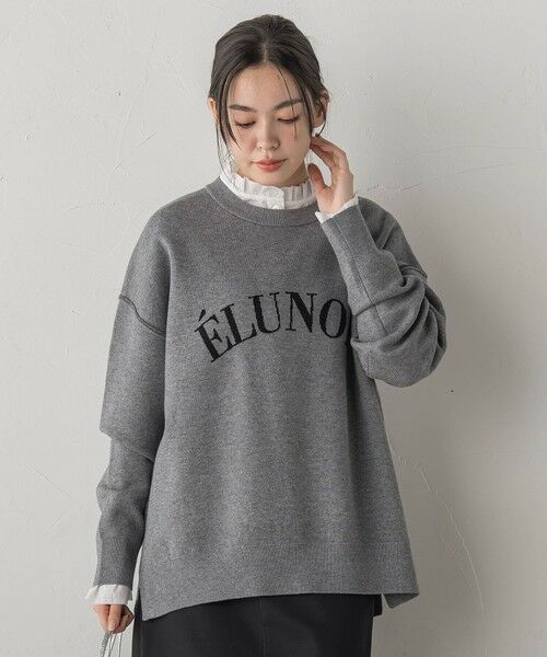 Droite lautreamont / ドロワットロートレアモン ニット・セーター | ロゴスウェットニット≪手洗い可能≫ | 詳細25