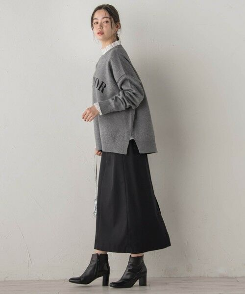 Droite lautreamont / ドロワットロートレアモン ニット・セーター | 【新色追加】ロゴスウェットニット≪手洗い可能≫ | 詳細28