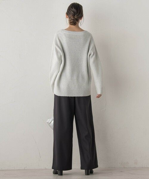 Droite lautreamont / ドロワットロートレアモン ニット・セーター | スパンコールVネックニット≪手洗い可能≫ | 詳細7