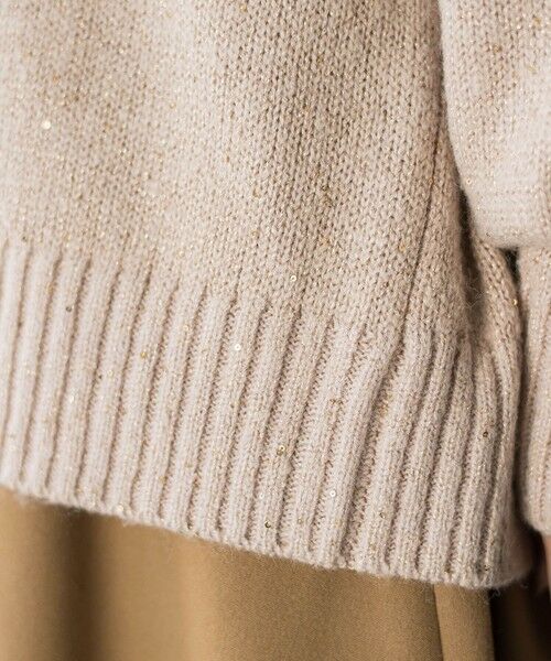 Droite lautreamont / ドロワットロートレアモン ニット・セーター | スパンコールVネックニット≪手洗い可能≫ | 詳細27