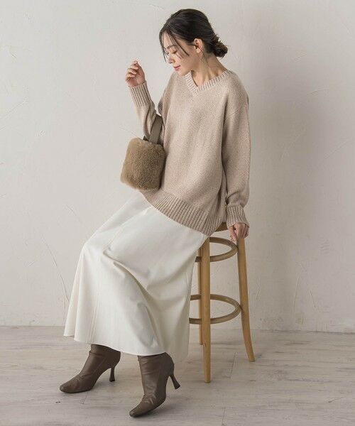 Droite lautreamont / ドロワットロートレアモン ニット・セーター | スパンコールVネックニット≪手洗い可能≫ | 詳細29