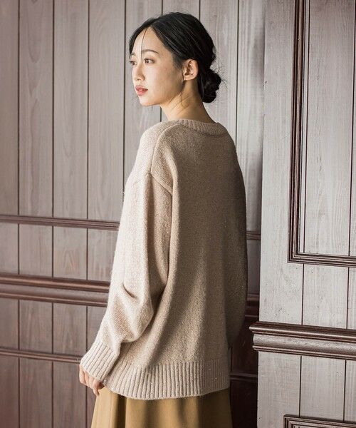 Droite lautreamont / ドロワットロートレアモン ニット・セーター | スパンコールVネックニット≪手洗い可能≫ | 詳細19