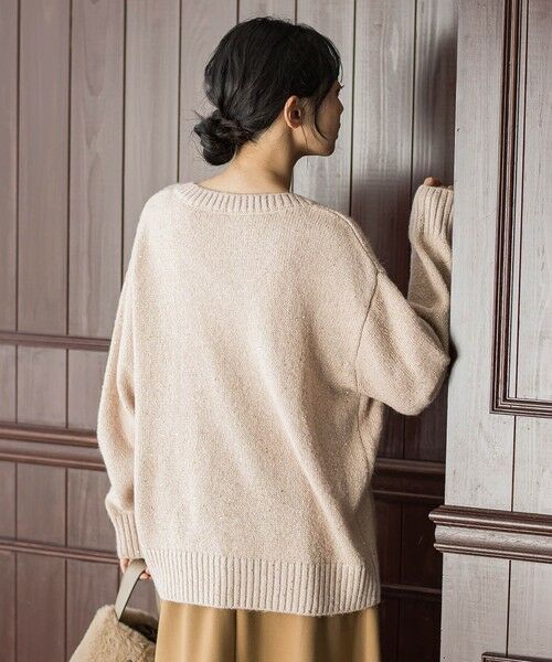 Droite lautreamont / ドロワットロートレアモン ニット・セーター | スパンコールVネックニット≪手洗い可能≫ | 詳細20