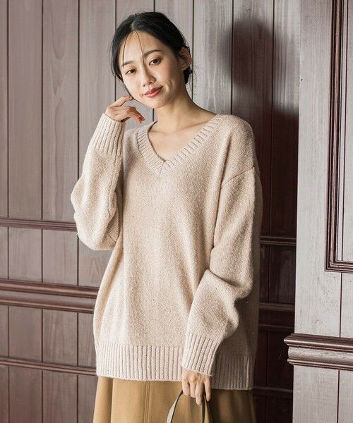 Droite lautreamont / ドロワットロートレアモン ニット・セーター | スパンコールVネックニット≪手洗い可能≫ | 詳細21