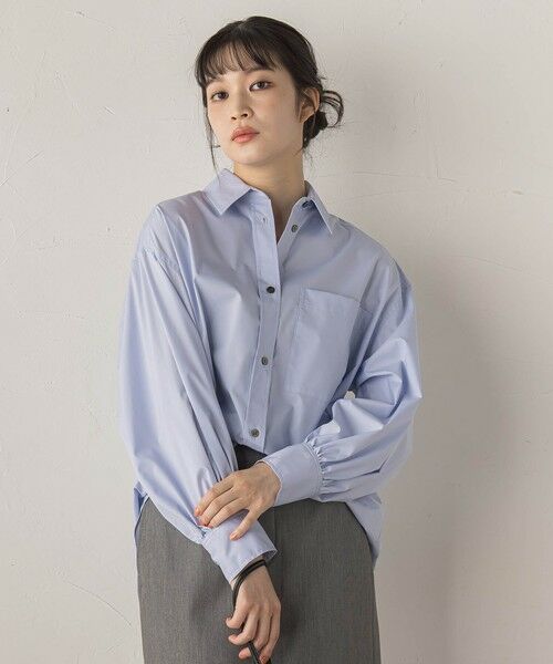 Droite lautreamont / ドロワットロートレアモン シャツ・ブラウス | ボリュームスリーブシャツ≪洗濯機で洗える≫ | 詳細12