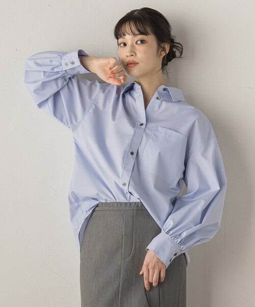 Droite lautreamont / ドロワットロートレアモン シャツ・ブラウス | ボリュームスリーブシャツ≪洗濯機で洗える≫ | 詳細13