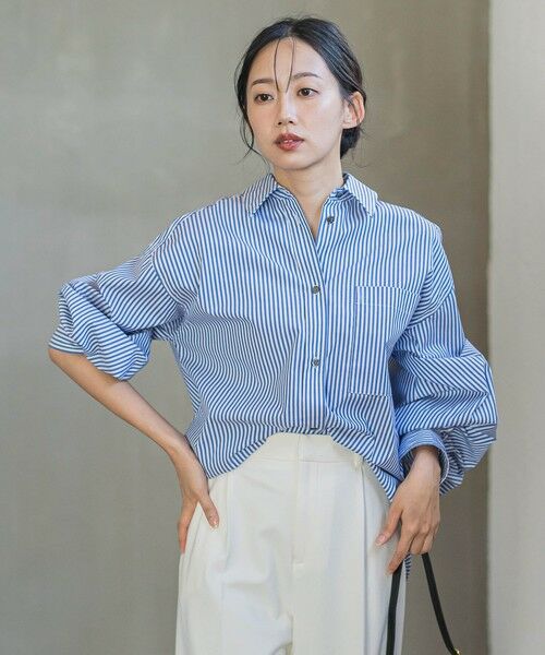 Droite lautreamont / ドロワットロートレアモン シャツ・ブラウス | ボリュームスリーブシャツ≪洗濯機で洗える≫ | 詳細18