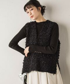 Droite lautreamont / ドロワットロートレアモン シャツ・ブラウス | モナコツィードブラウス≪手洗い可能≫