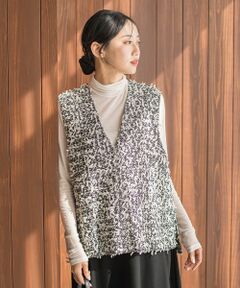 Droite lautreamont / ドロワットロートレアモン シャツ・ブラウス | モナコツィードブラウス≪手洗い可能≫