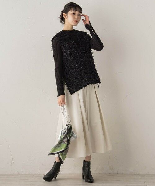 Droite lautreamont / ドロワットロートレアモン シャツ・ブラウス | モナコツィードブラウス≪手洗い可能≫ | 詳細1