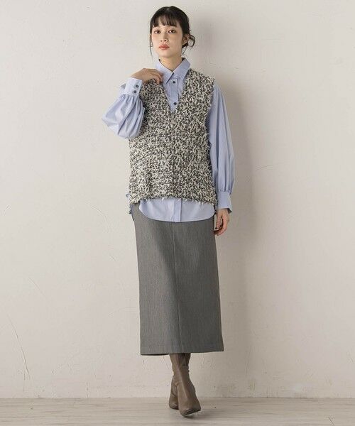 Droite lautreamont / ドロワットロートレアモン シャツ・ブラウス | モナコツィードブラウス≪手洗い可能≫ | 詳細18