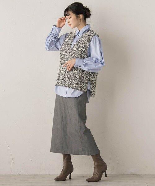 Droite lautreamont / ドロワットロートレアモン シャツ・ブラウス | モナコツィードブラウス≪手洗い可能≫ | 詳細19