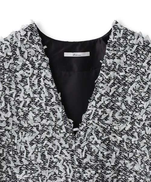 Droite lautreamont / ドロワットロートレアモン シャツ・ブラウス | モナコツィードブラウス≪手洗い可能≫ | 詳細24