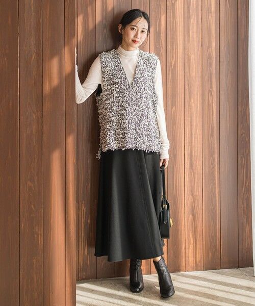 Droite lautreamont / ドロワットロートレアモン シャツ・ブラウス | モナコツィードブラウス≪手洗い可能≫ | 詳細13