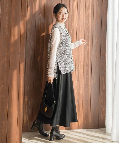 Droite lautreamont / ドロワットロートレアモン シャツ・ブラウス | モナコツィードブラウス≪手洗い可能≫ | 詳細14