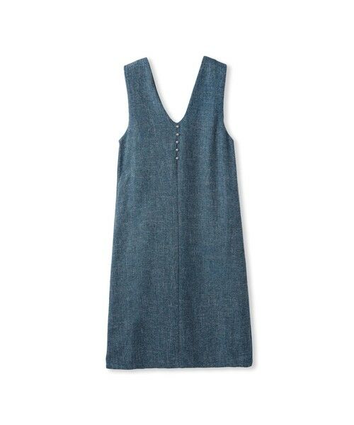 Droite lautreamont / ドロワットロートレアモン ロング・マキシ丈ワンピース | ツィードVネックジャンスカワンピース | 詳細11