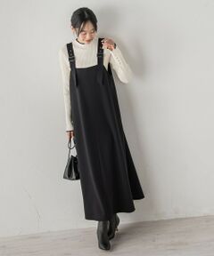 Droite lautreamont / ドロワットロートレアモン ロング・マキシ丈ワンピース | 両面ピーチ起毛ジャンスカ≪洗濯機で洗える≫