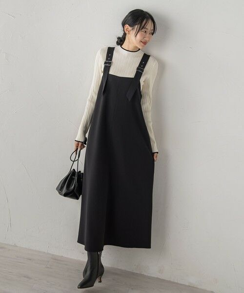 Droite lautreamont / ドロワットロートレアモン ロング・マキシ丈ワンピース | 両面ピーチ起毛ジャンスカ≪洗濯機で洗える≫ | 詳細4