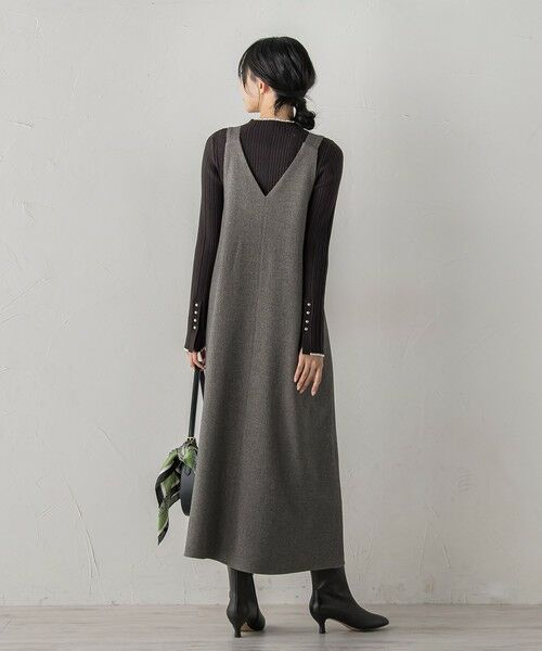 Droite lautreamont / ドロワットロートレアモン ロング・マキシ丈ワンピース | 両面ピーチ起毛ジャンスカ≪洗濯機で洗える≫ | 詳細7