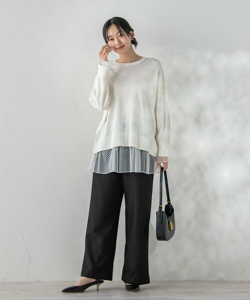 Droite lautreamont / ドロワットロートレアモン その他パンツ | HYPER FIT裏起毛ボンディングパンツ≪洗濯機で洗える≫ | 詳細18