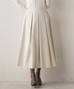 Droite lautreamont / ドロワットロートレアモン ミニ・ひざ丈スカート | タフタタックスカート≪洗濯機で洗える≫