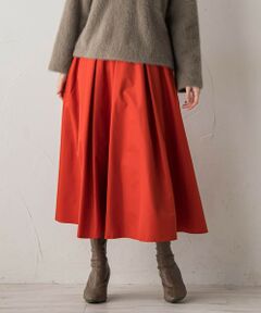 Droite lautreamont / ドロワットロートレアモン ミニ・ひざ丈スカート | タフタタックスカート≪洗濯機で洗える≫