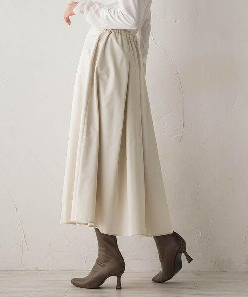 Droite lautreamont / ドロワットロートレアモン ミニ・ひざ丈スカート | タフタタックスカート≪洗濯機で洗える≫ | 詳細2