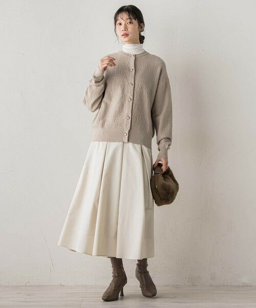 Droite lautreamont / ドロワットロートレアモン ミニ・ひざ丈スカート | タフタタックスカート≪洗濯機で洗える≫ | 詳細3