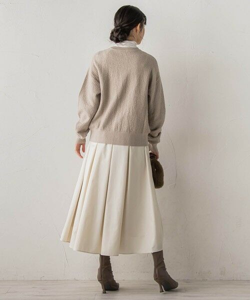 Droite lautreamont / ドロワットロートレアモン ミニ・ひざ丈スカート | タフタタックスカート≪洗濯機で洗える≫ | 詳細4