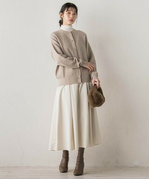 Droite lautreamont / ドロワットロートレアモン ミニ・ひざ丈スカート | タフタタックスカート≪洗濯機で洗える≫ | 詳細5