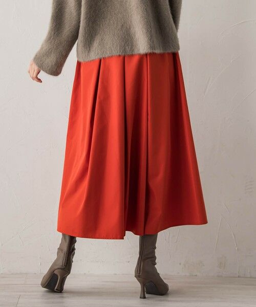 Droite lautreamont / ドロワットロートレアモン ミニ・ひざ丈スカート | タフタタックスカート≪洗濯機で洗える≫ | 詳細11