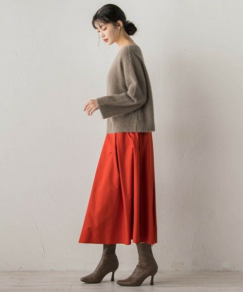 Droite lautreamont / ドロワットロートレアモン ミニ・ひざ丈スカート | タフタタックスカート≪洗濯機で洗える≫ | 詳細13